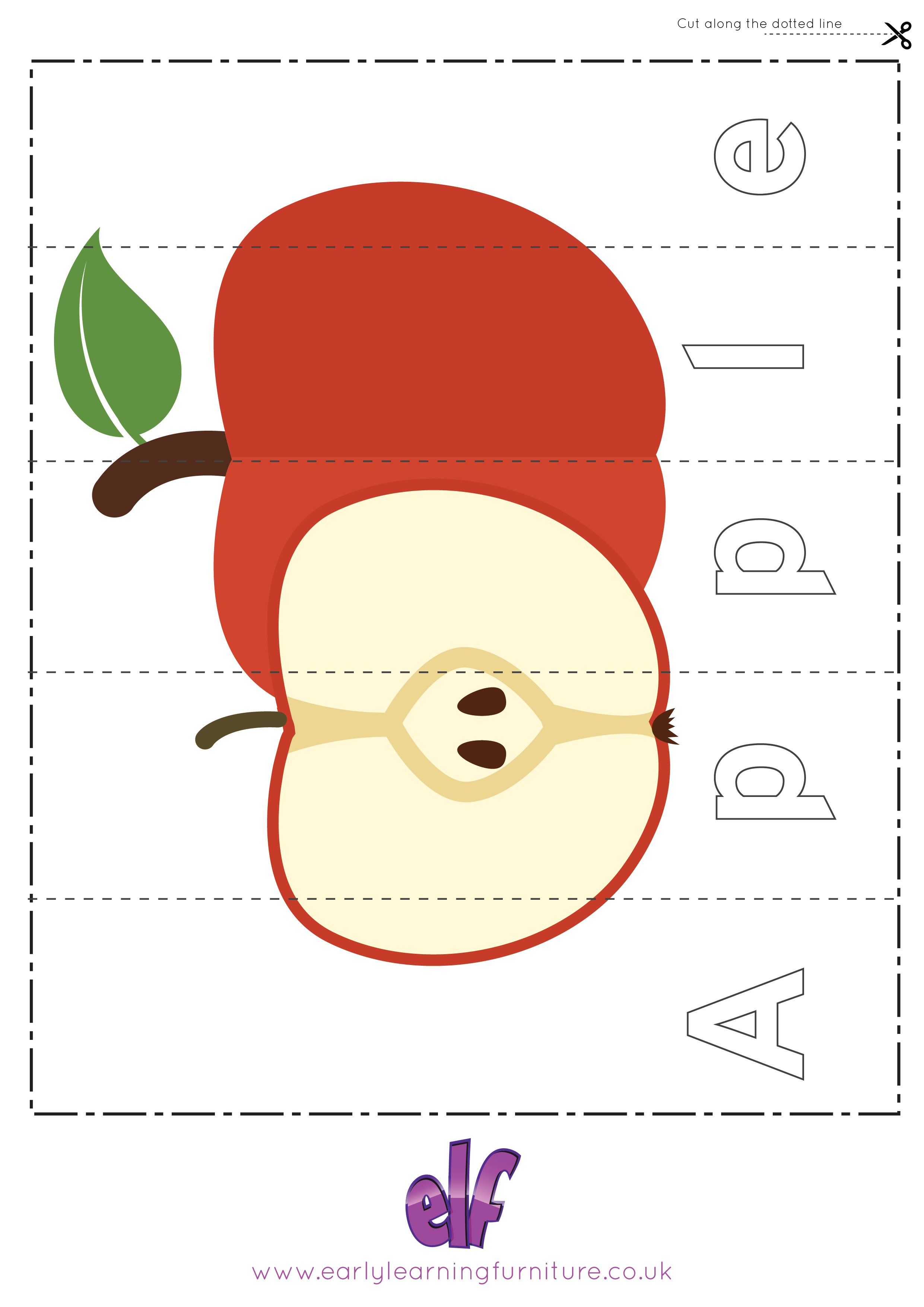 Free Teaching Resources Spelling Practice Jigsaw- Fruit Themed