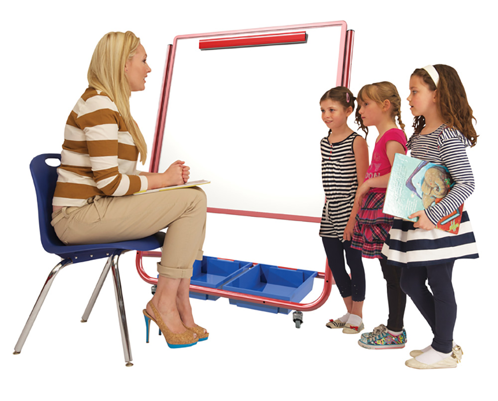 Little Rainbows Mobile Magnetic Display / Storage Easel