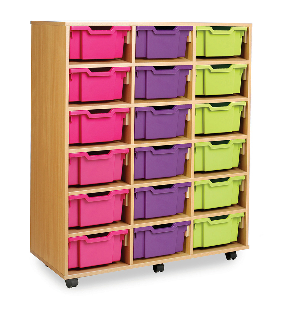 36 or 18 Combination Tray Storage Unit