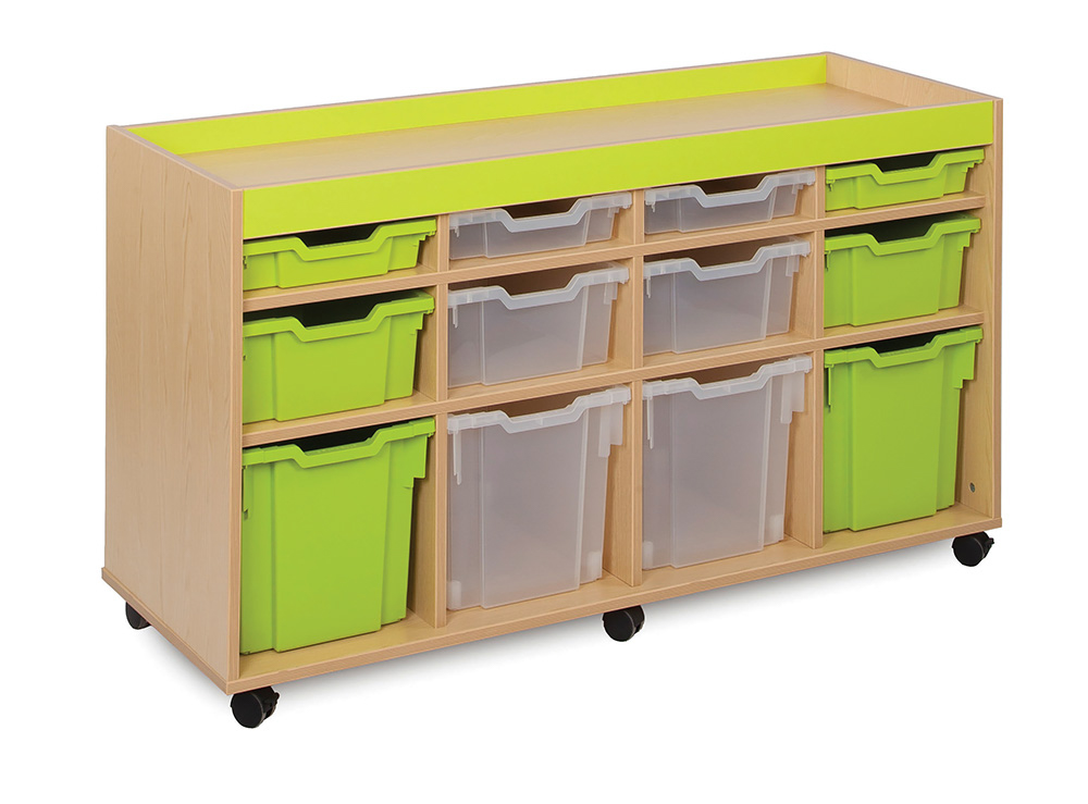 Bubblegum Classroom Storage Unit 12 Variety Trays