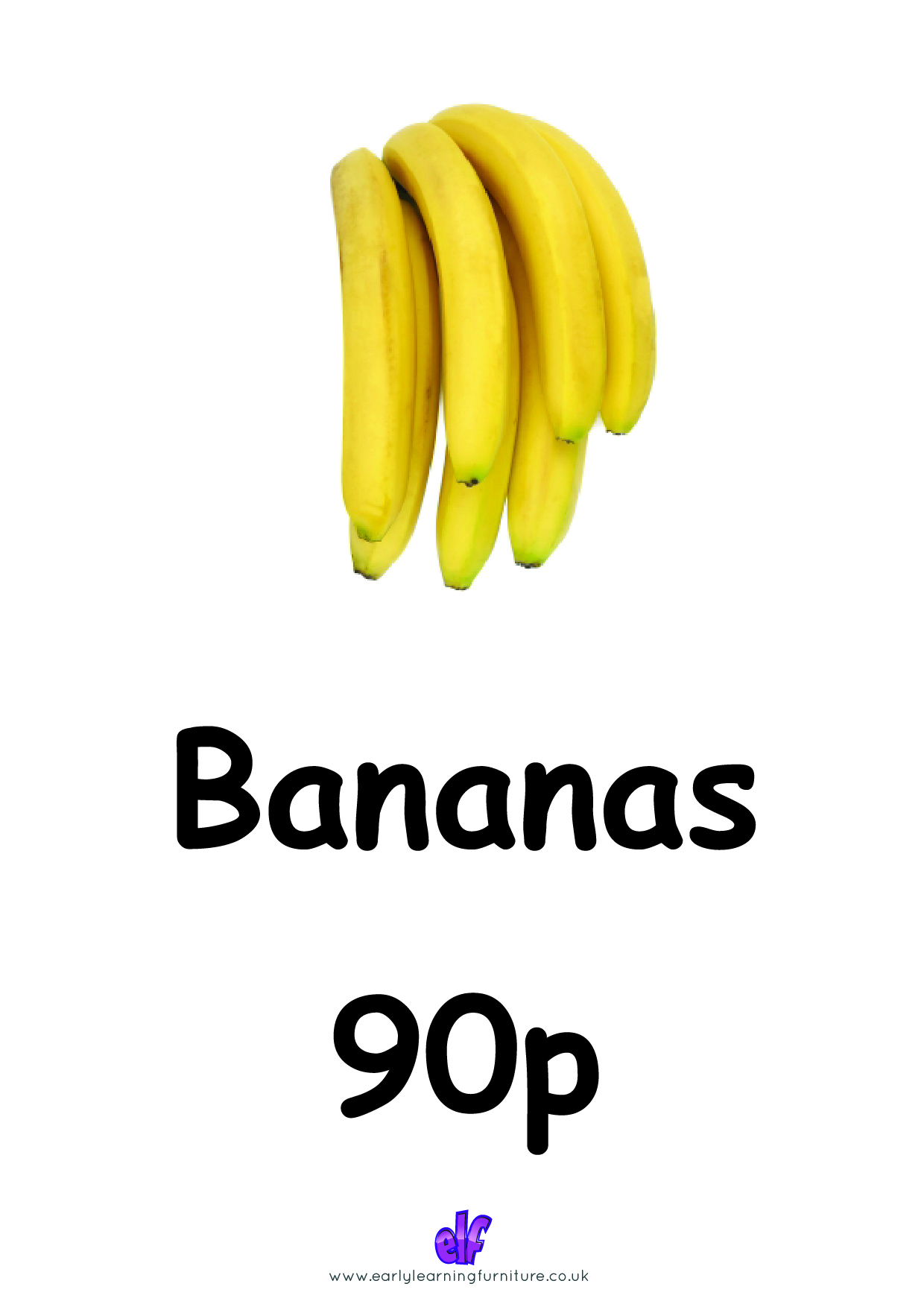 Free Teaching Resources Food- Bananas