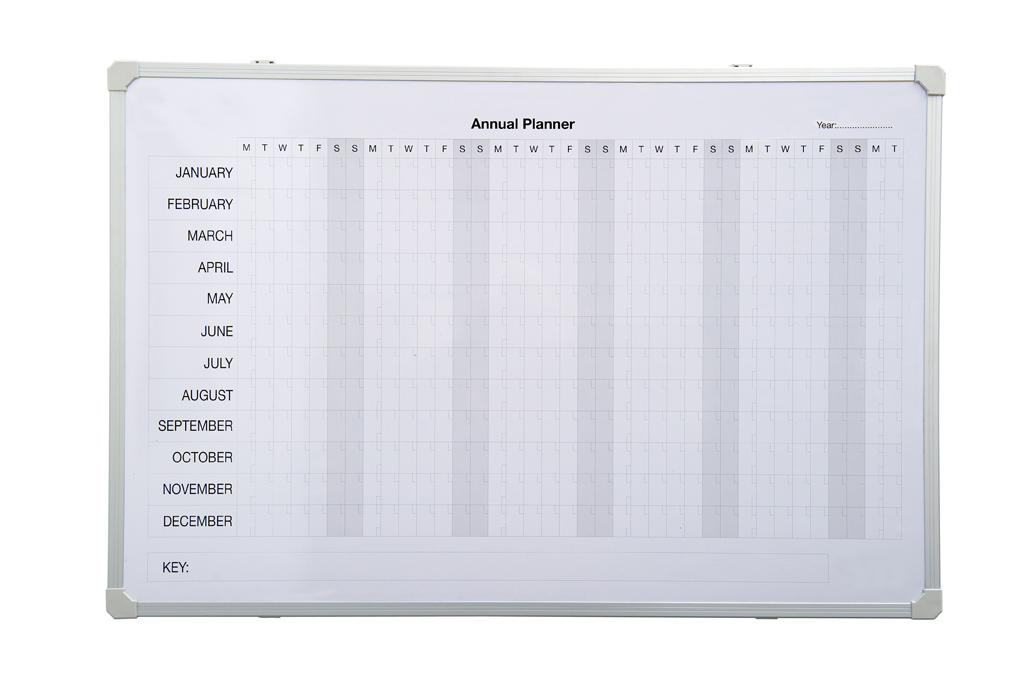 Annual Planner Magnetic Whiteboard