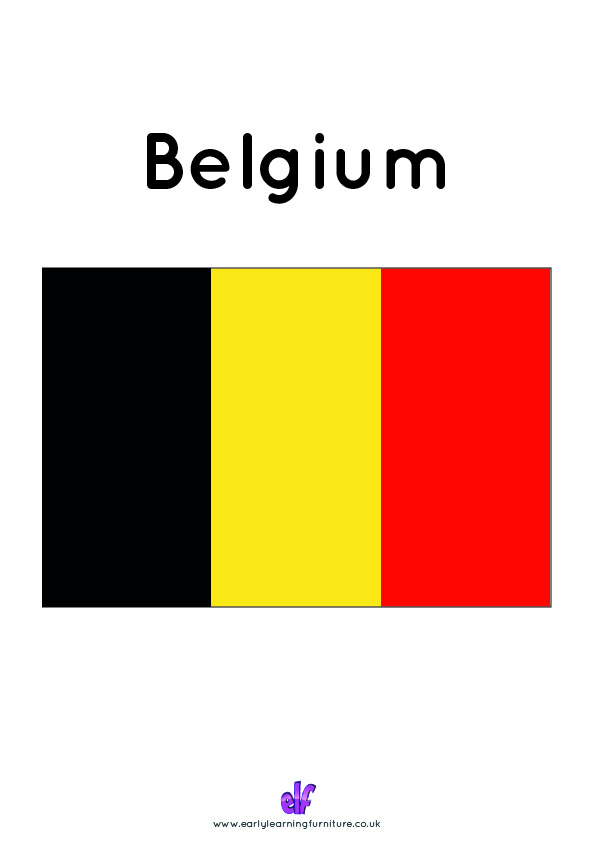Free Teaching Resources Flags- Belgium