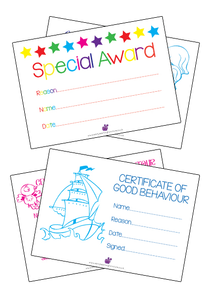 Free Teaching Resources Certificates And Awards- Complete Set