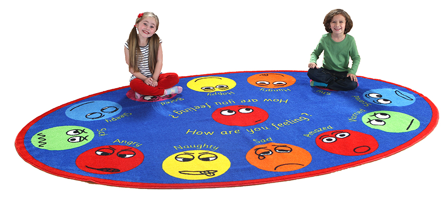 Emotions Interactive Classroom Rugs 