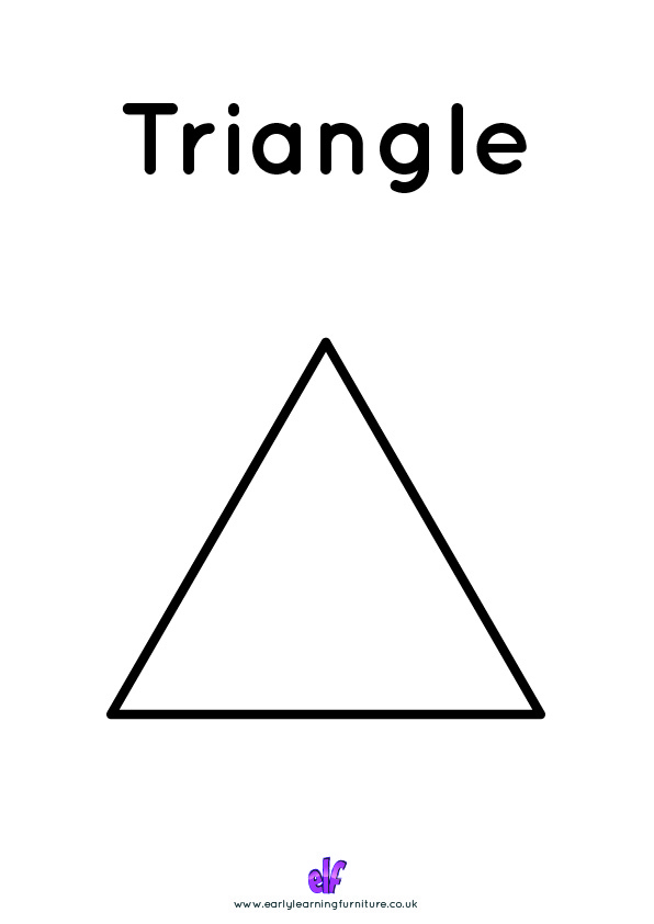 Free Teaching Resources Shapes- Triangle 