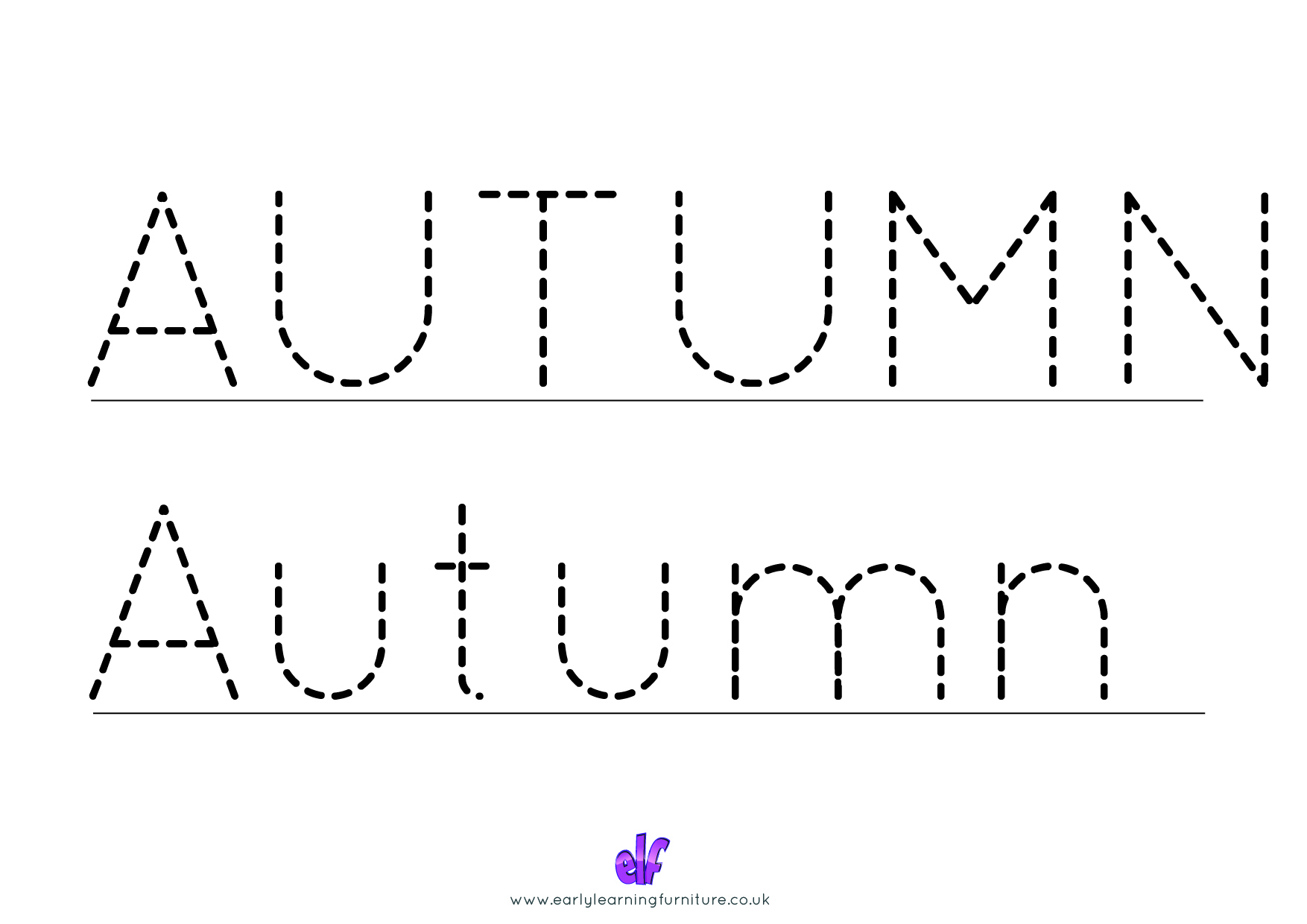 Free Teaching Resources Seasons- Writing Autumn