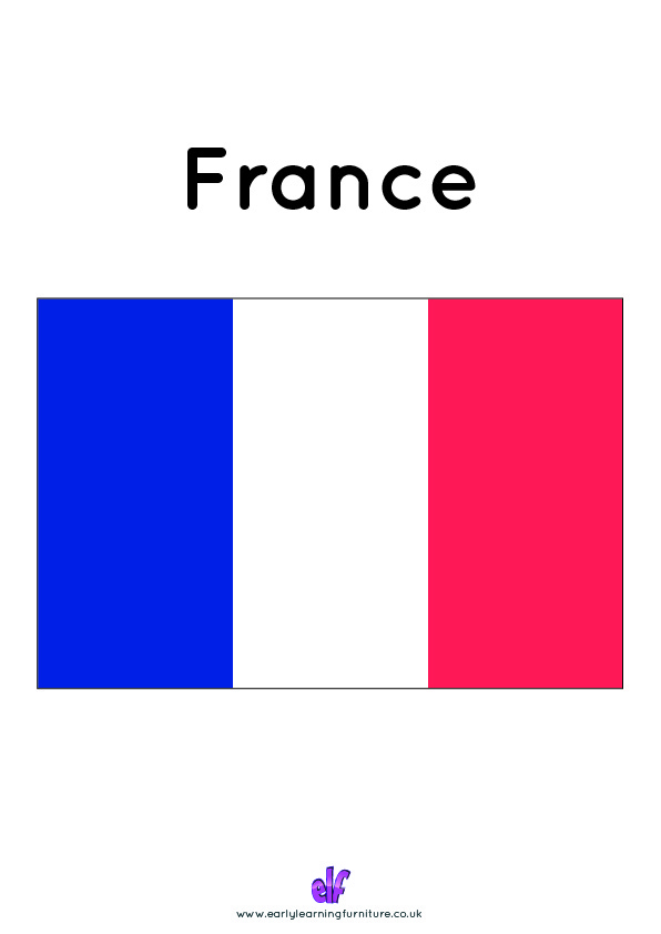 Free Teaching Resources Flags- France
