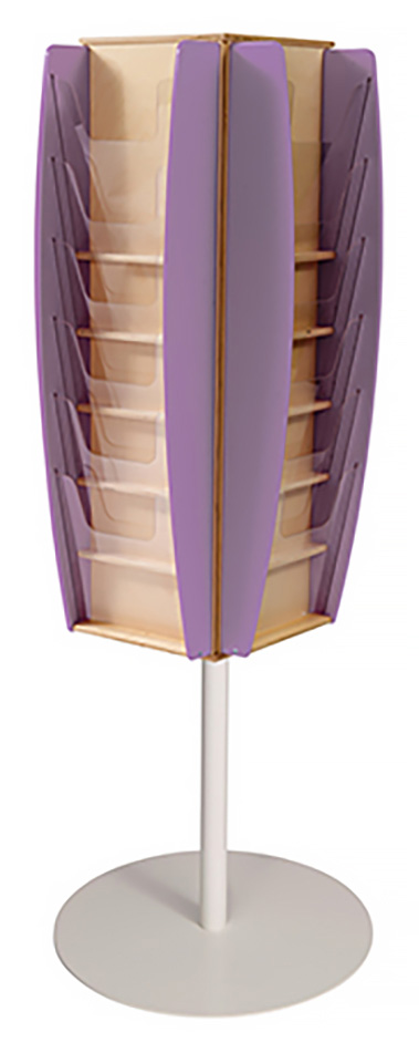 Colourama Floorstanding Multi Pocket Leaflet Stand