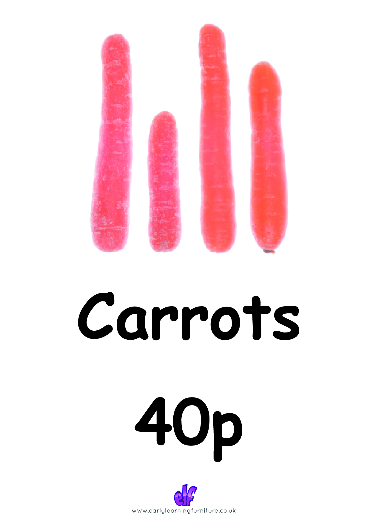 Free Teaching Resources Food- Carrots