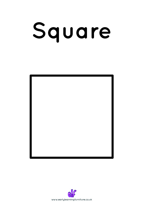 Free Teaching Resources Shapes- Square