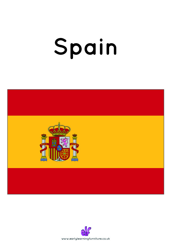 Free Teaching Resources Flags- Spain