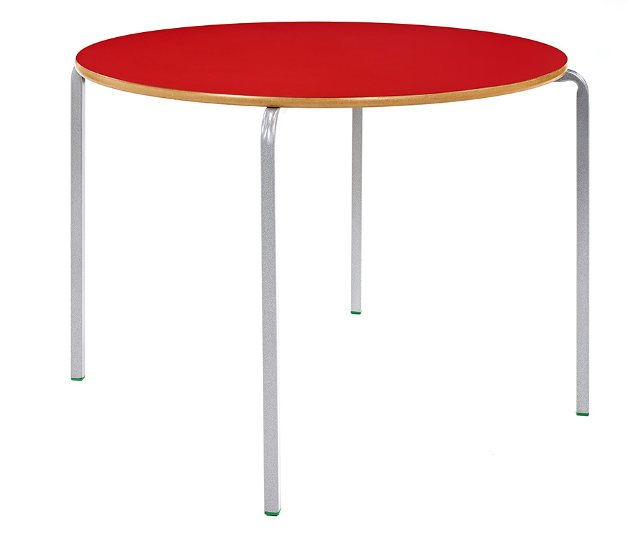 Crush Bent Classroom Table Circular Pack of 3
