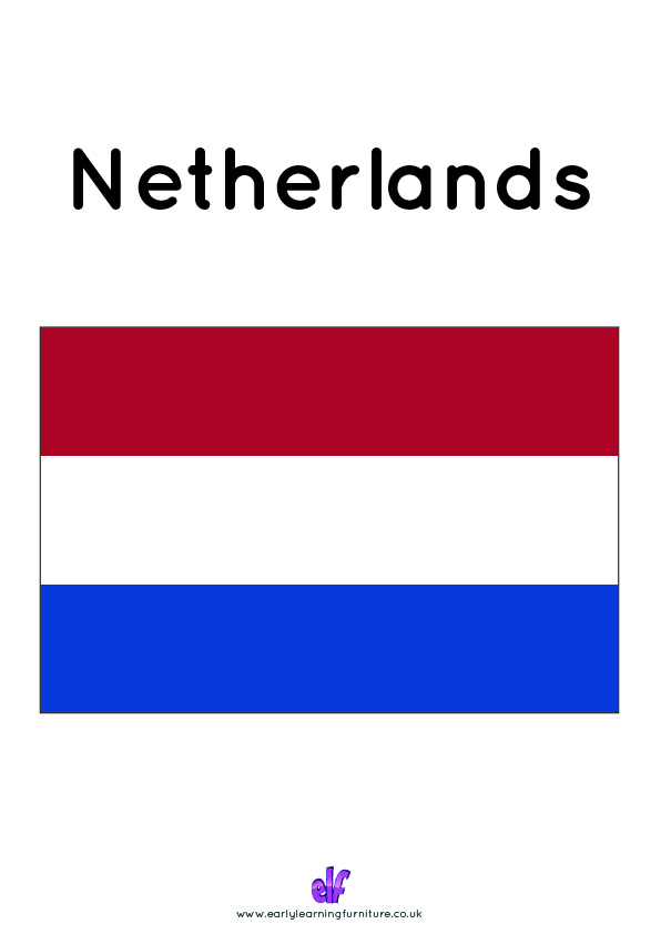 Free Teaching Resources Flags- Netherlands