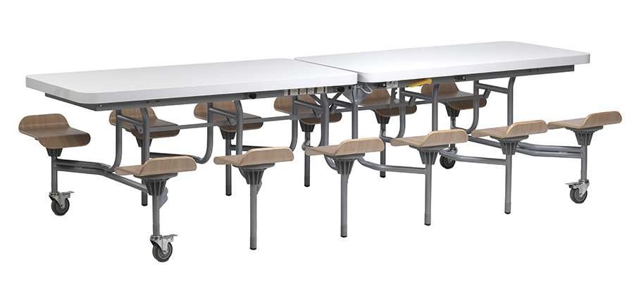 Primo Contemporary Folding Table Mobile Seating Unit