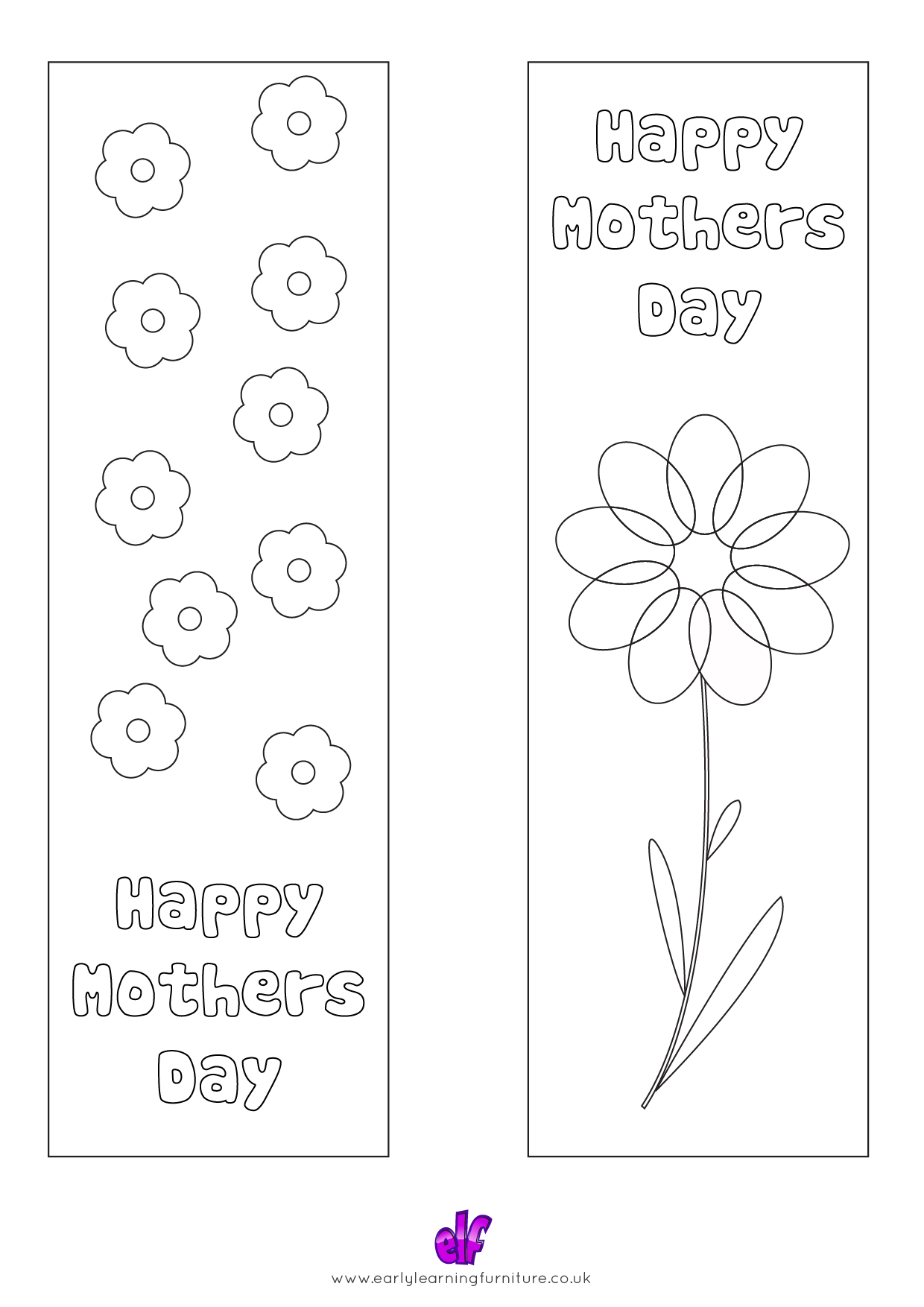 A Lively Hope Mothers Day Printable Bookmarks Free Coloring Pages Of 