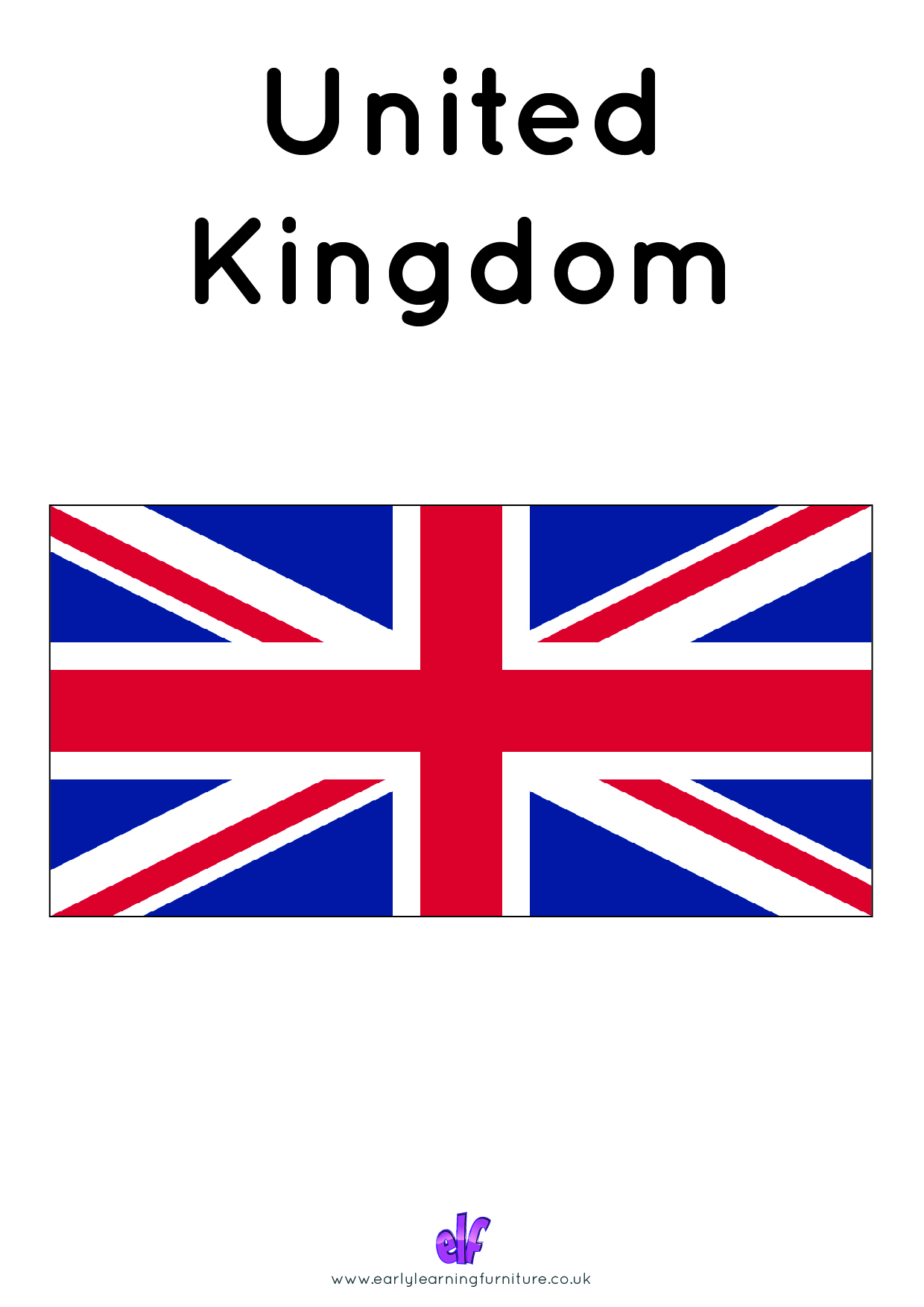 Free Teaching Resources Flags- United Kingdom