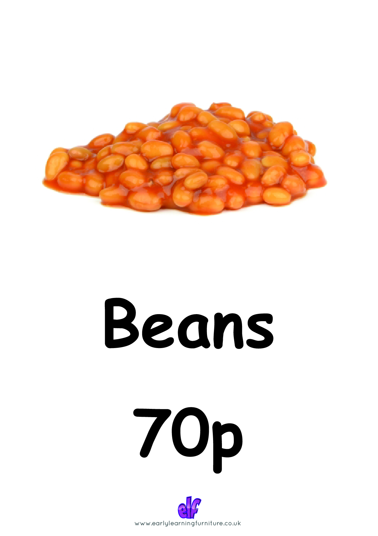 Free Teaching Resources Food- Beans