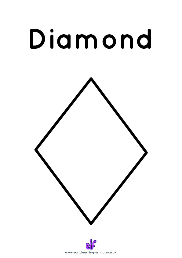 diamond shapes for kids