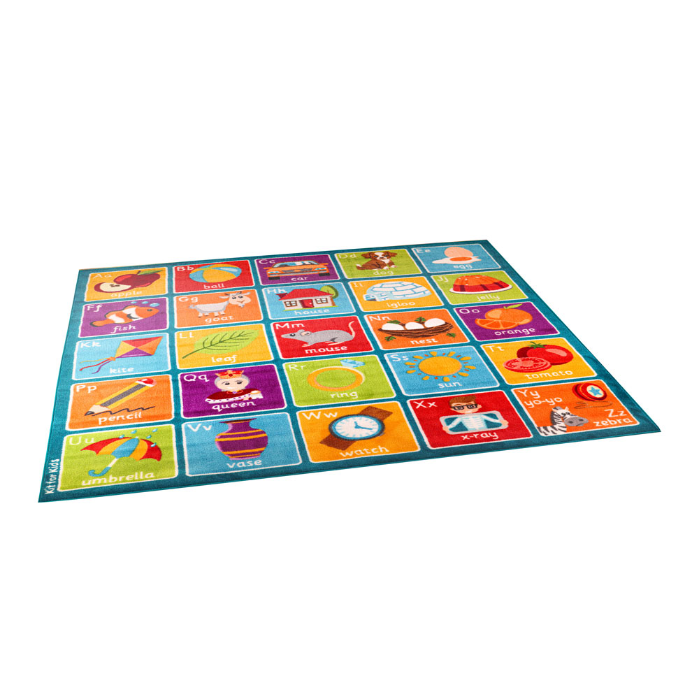 Alphabet Rug Square Classroom Carpet