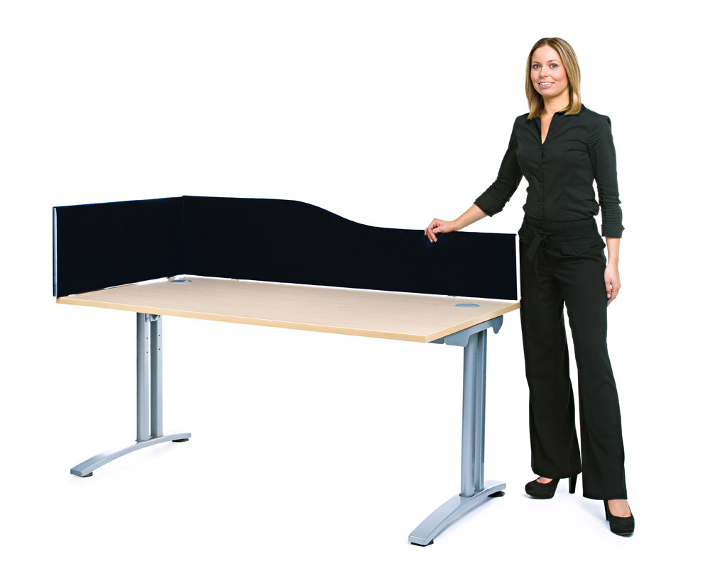 Standard Acoustic Desk Dividers Wave