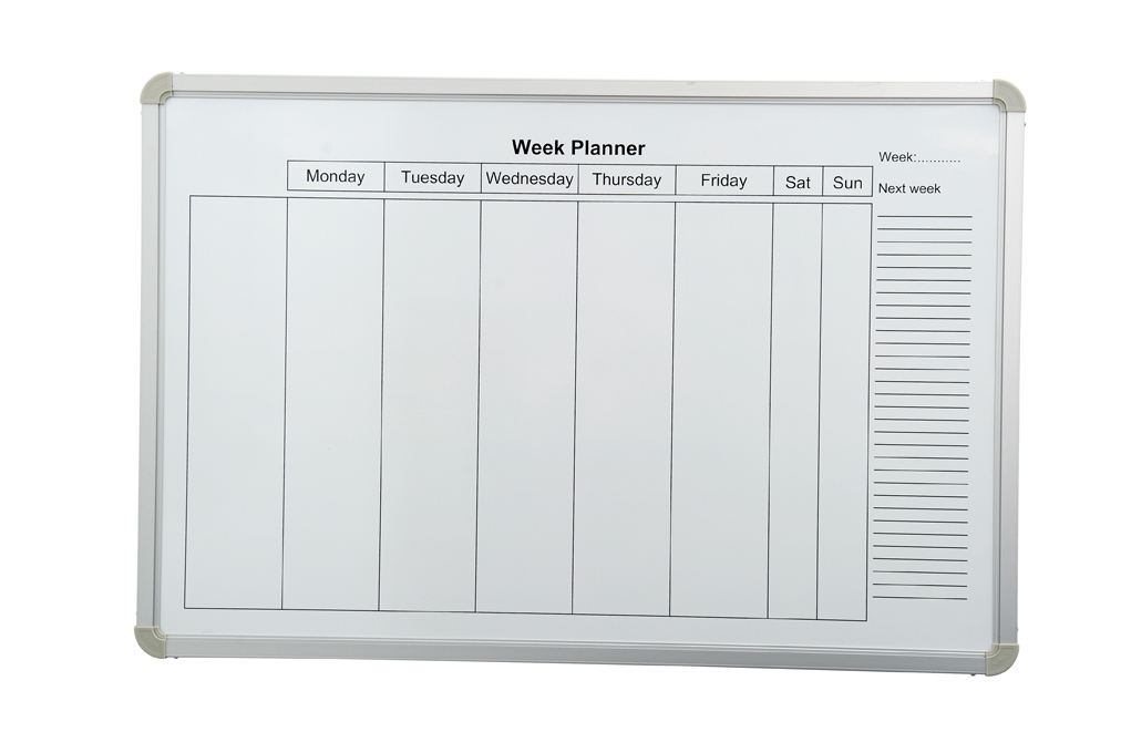 Weekly Planner Magnetic Whiteboard