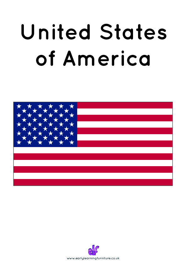 Free Teaching Resources Flags- USA
