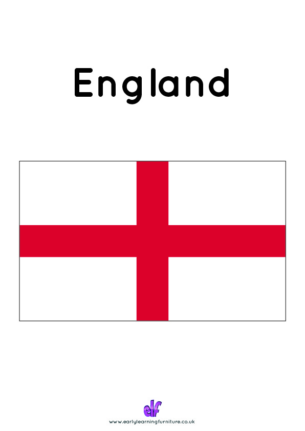 Free Teaching Resources Flags- England