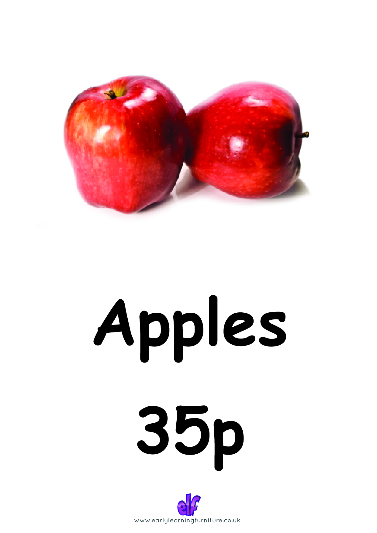 Free Teaching Resources Food- Apples