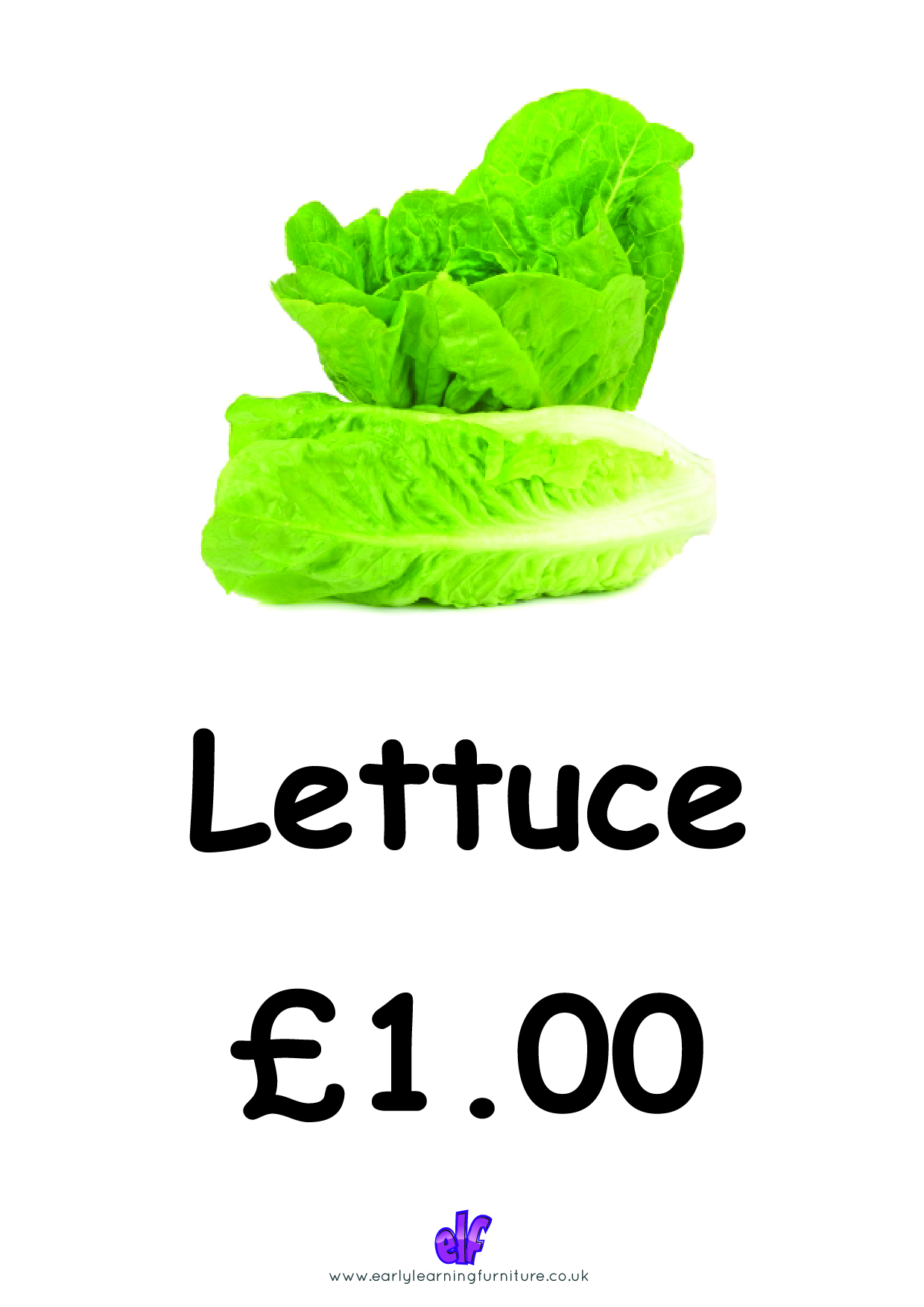 Free Teaching Resources Food- Lettuce