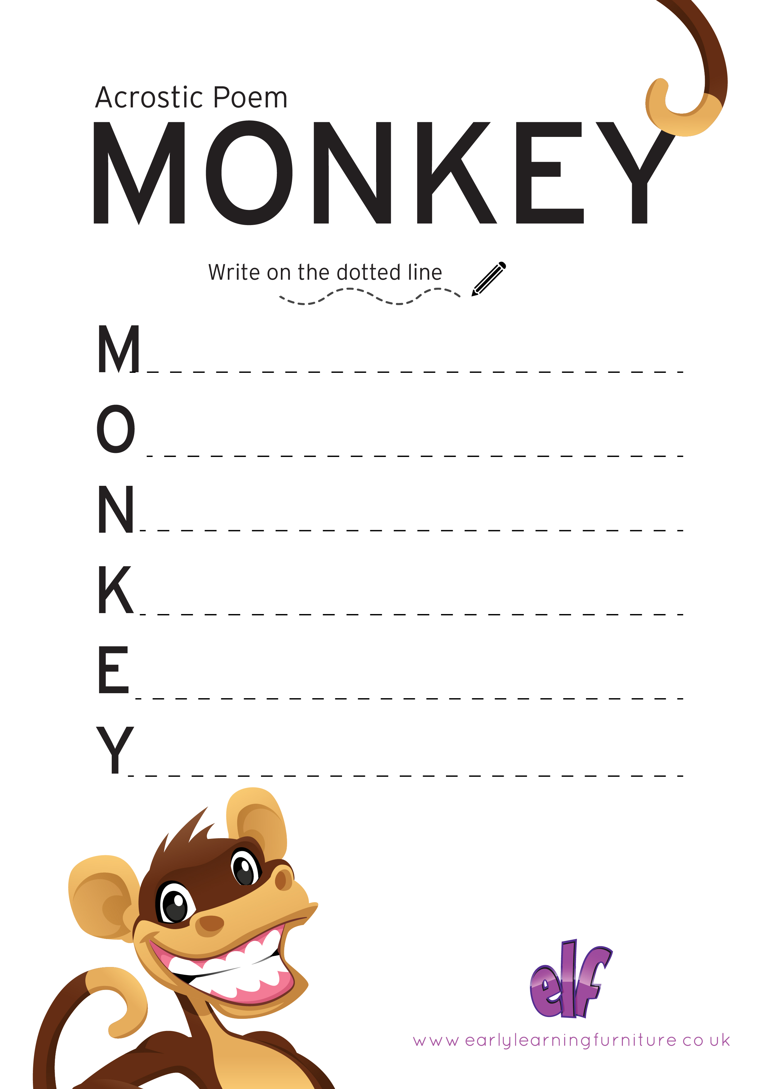 Acrostic Poem Template