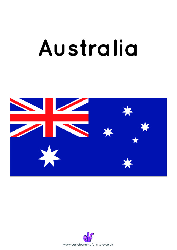 Free Teaching Resources Flags- Australia