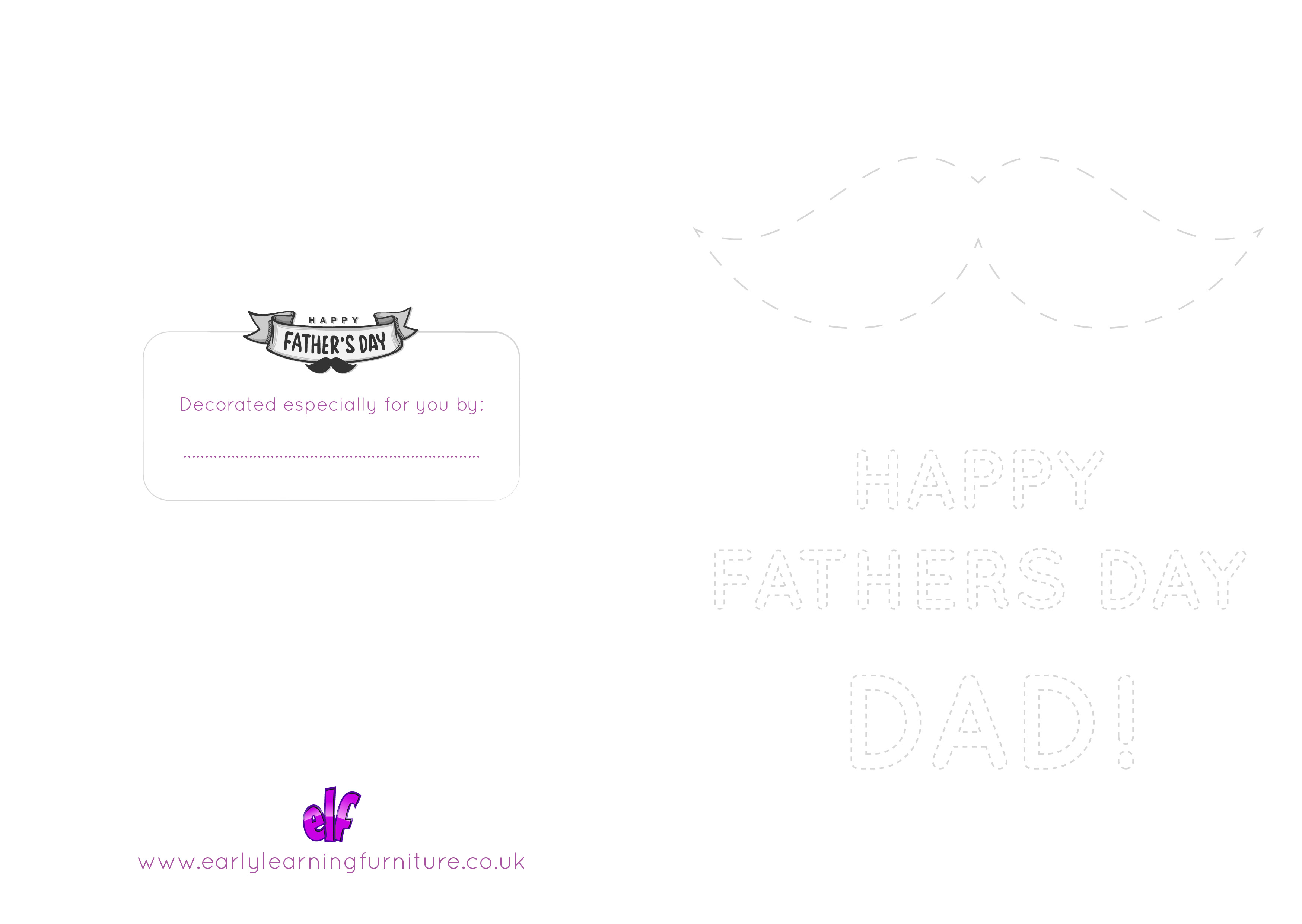 Free Teaching Rescourse Fathers Day Card Templates