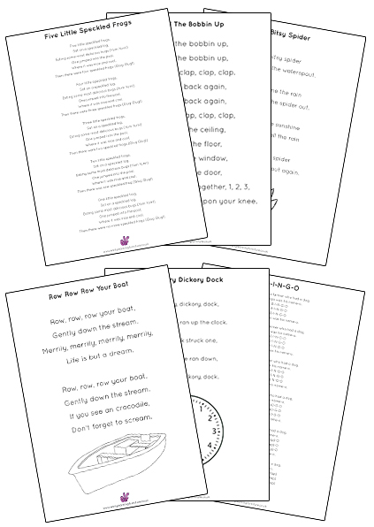 Free Teaching Resources Nursery Rhymes- Complete Set