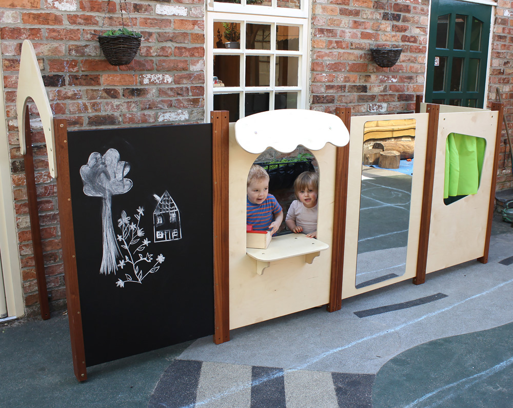 Outdoor Play Panel Blackboard Outdoor Play Early Learning Furniture